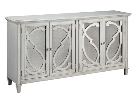 Mirimyn Off White Accent Cabinet w/ 4 Door - Ornate Home