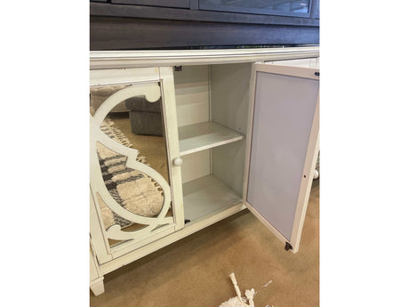 Mirimyn Off White Accent Cabinet w/ 4 Door - Ornate Home