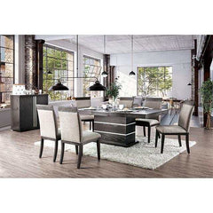 Modoc Espresso/Beige Side Chair (Set of 2) - Ornate Home