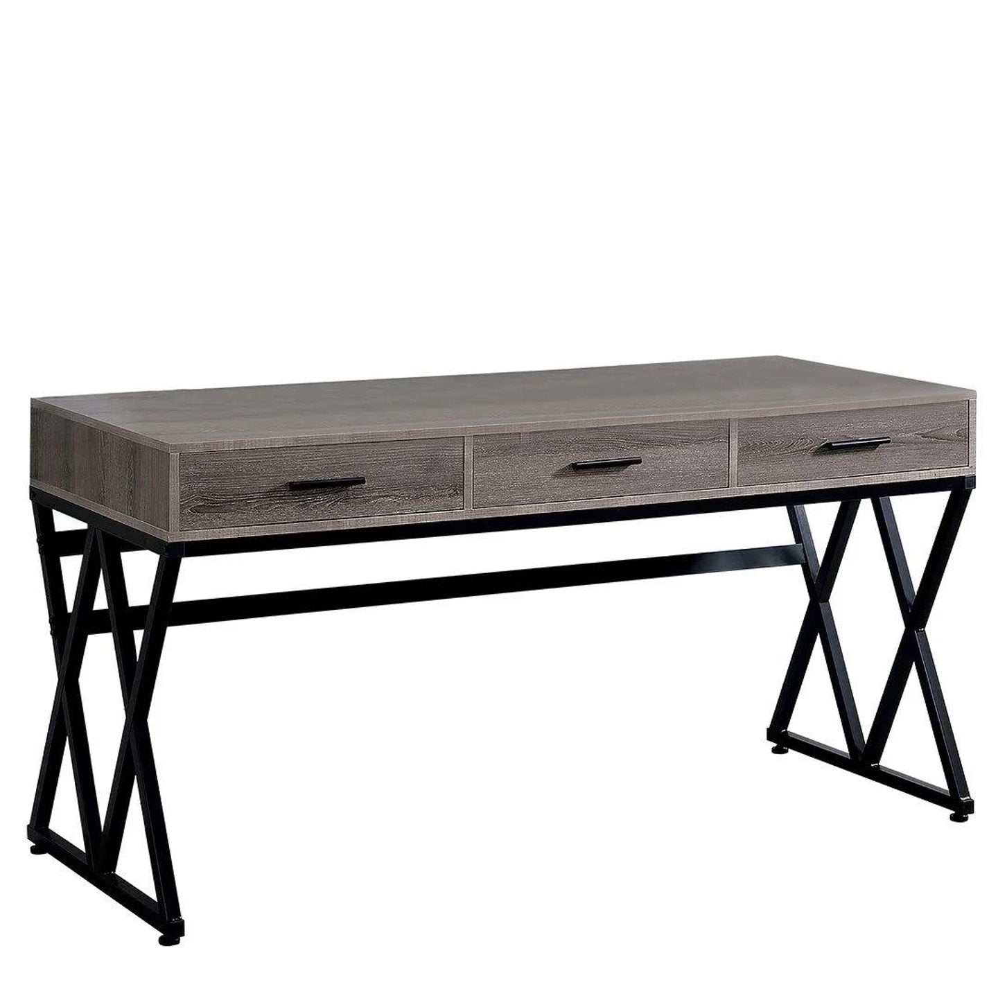 Moers Gray & Sand Black Desk - Ornate Home
