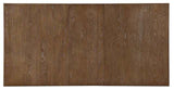 Monclova Rustic Oak/Beige Dining Table - Ornate Home