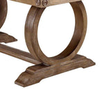 Monclova Rustic Oak/Beige Dining Table - Ornate Home