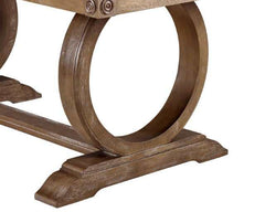 Monclova Rustic Oak/Beige Dining Table - Ornate Home