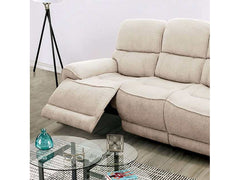 Morcote Beige Power Recliner - Ornate Home