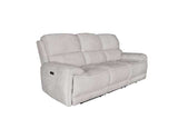 Morcote Light Gray Power Reclining Sofa - Ornate Home
