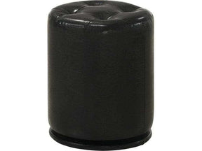 Morgan Black Round Vanity Swivel Stool - Ornate Home