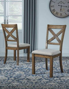 Moriville Grayish Brown Dining Room Set / 6pc - Ornate Home
