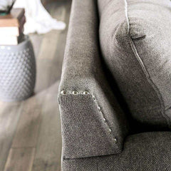 Mott Gray Stationary Sofa & Loveseat 2pc - Ornate Home