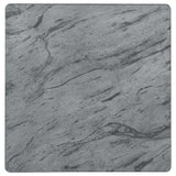 Mozzi Faux Grey Marble / Black End Table - Ornate Home