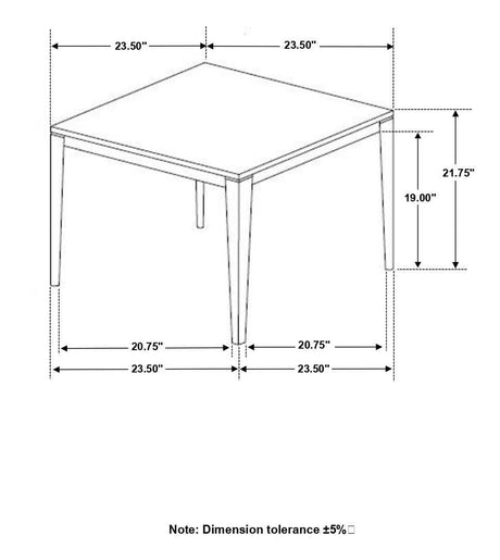 Mozzi Faux Grey Marble / Black End Table - Ornate Home