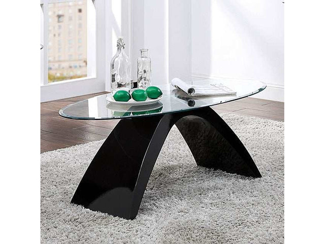 Nahara Black Coffee Table - Ornate Home