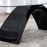Nahara Black Coffee Table - Ornate Home