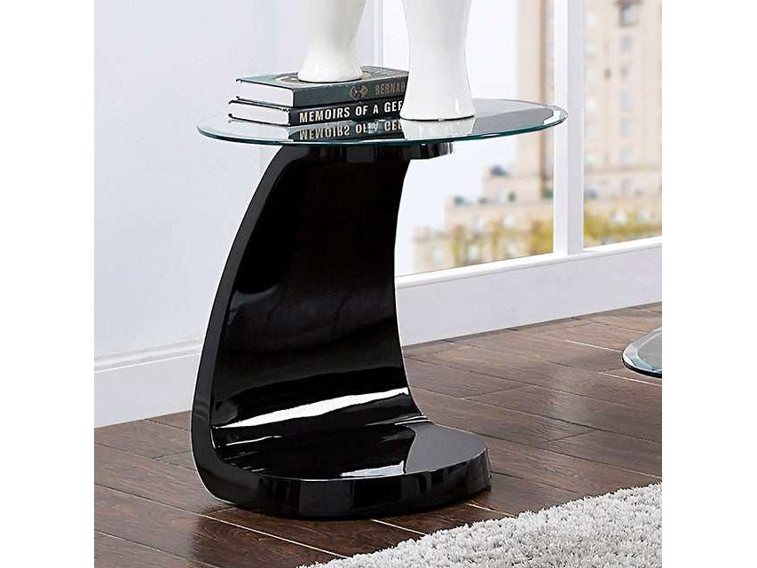 Nahara Black End Table - Ornate Home
