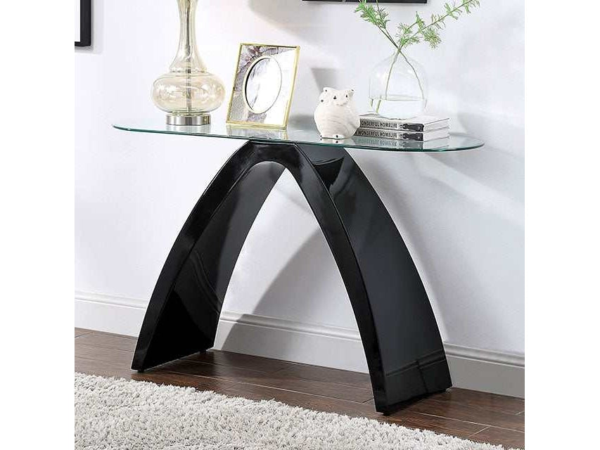 Nahara Black Sofa Table - Ornate Home