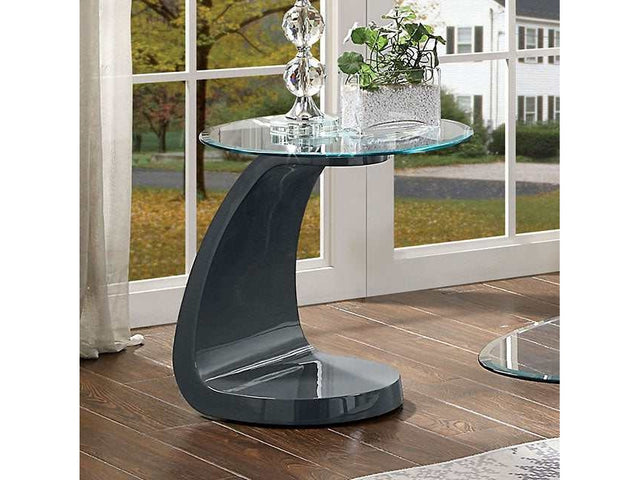 Nahara Gray End Table - Ornate Home