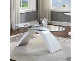 Nahara White Coffee Table - Ornate Home