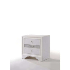 Naima White 4pc Queen Bedroom Set - Ornate Home