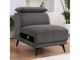 Napanee Dark Gray Armless Chair - Ornate Home