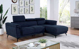 Napanee Navy Armless Chair - Ornate Home