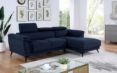 Napanee Navy Armless Chair - Ornate Home