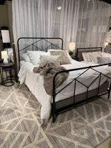 Nashburg Queen Metal Bed - Ornate Home