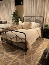 Nashburg Queen Metal Bed - Ornate Home