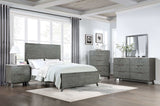 Nathan Grey Eastern King Bed - Ornate Home