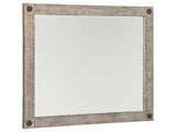 Naydell Rustic Gray Bedroom Mirror - Ornate Home