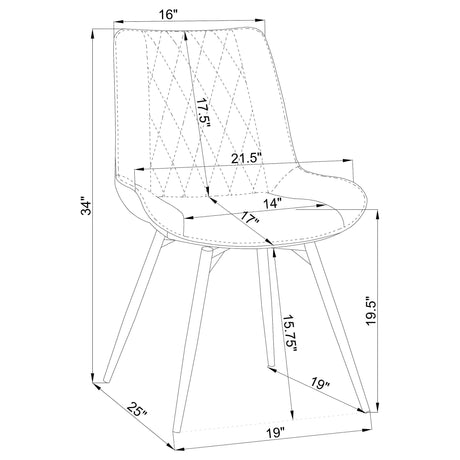 Neil Grey / Gunmetal 5 Pc Dining Set - Ornate Home