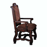 Neo Renaissance Brown Armchair (Set of 2) - Ornate Home