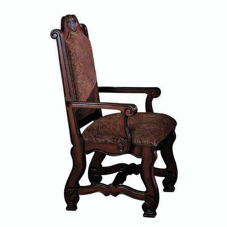 Neo Renaissance Brown Armchair (Set of 2) - Ornate Home