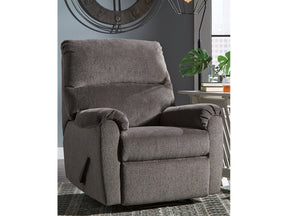 Nerviano Gray Manual Recliner - Ornate Home