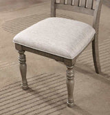Newcastle Antique Gray/Gray Side Chair (Set of 2) - Ornate Home