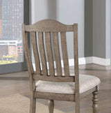 Newcastle Antique Gray/Gray Side Chair (Set of 2) - Ornate Home