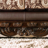 Newdale Brown & Gold Sofa - Ornate Home