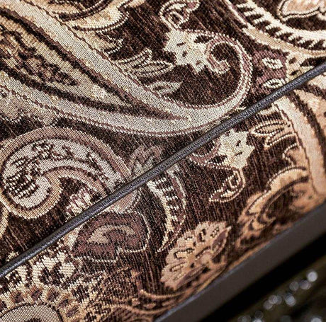 Newdale Brown & Gold Sofa - Ornate Home