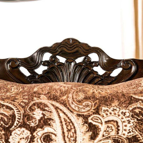 Newdale Brown & Gold Sofa - Ornate Home
