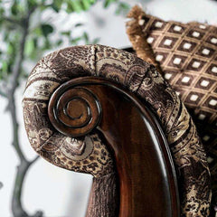 Newdale Brown & Gold Sofa - Ornate Home