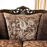 Newdale Brown & Gold Sofa - Ornate Home
