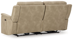 Next-Gen DuraPella Sand Power Reclining Sofa - Ornate Home