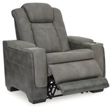 NextGen DuraPella Dual Tone Slate Power Recliner - Ornate Home