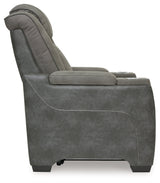 NextGen DuraPella Dual Tone Slate Power Recliner - Ornate Home