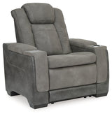 NextGen DuraPella Dual Tone Slate Power Recliner - Ornate Home