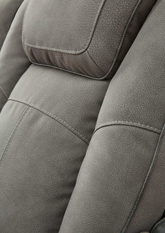 NextGen DuraPella Dual Tone Slate Power Reclining Sofa & Loveseat - Ornate Home