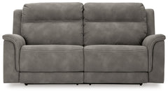 NextGen DuraPella Slate Power Reclining Sofa - Ornate Home