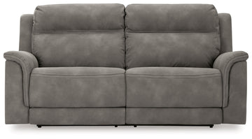 NextGen DuraPella Slate Power Reclining Sofa - Ornate Home