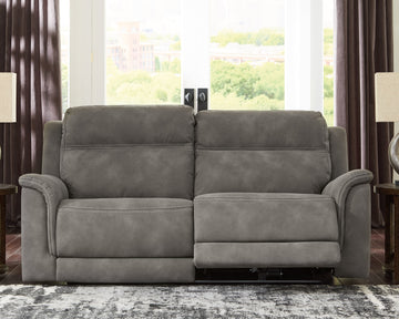 NextGen DuraPella Slate Power Reclining Sofa - Ornate Home