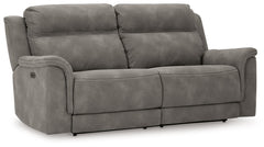 NextGen DuraPella Slate Power Reclining Sofa - Ornate Home