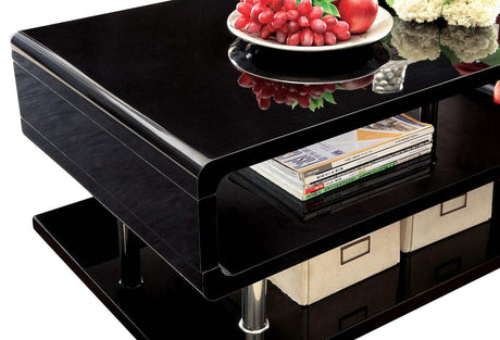 Ninove Black Coffee Table - Ornate Home