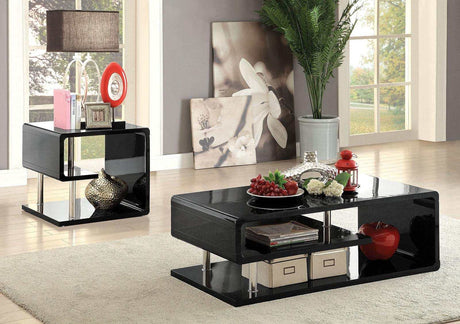 Ninove Black Coffee Table - Ornate Home